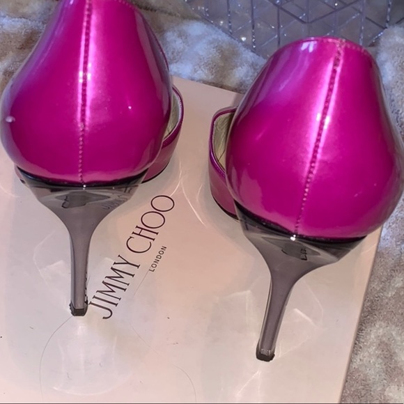 Jimmy Choo fuchsia patent leather pumps - Picture 2 of 7